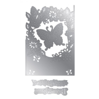 Gemini Butterfly Wishes Create-a-Card Dies (GEM-MD-CAD-BUTW)